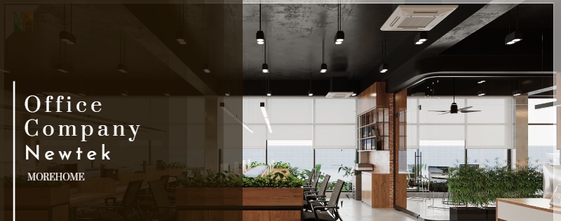  Thiết kế văn phòng cao cấp công ty Newtek nổi bật với không gian xanh, hiện đại